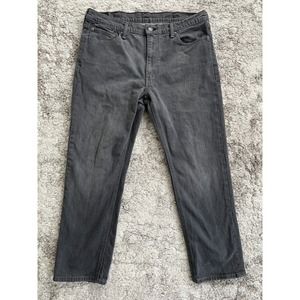 Levis 541 Jeans Mens 38x30 Gray Stretch Straight Leg Regular Fit Pockets Denim